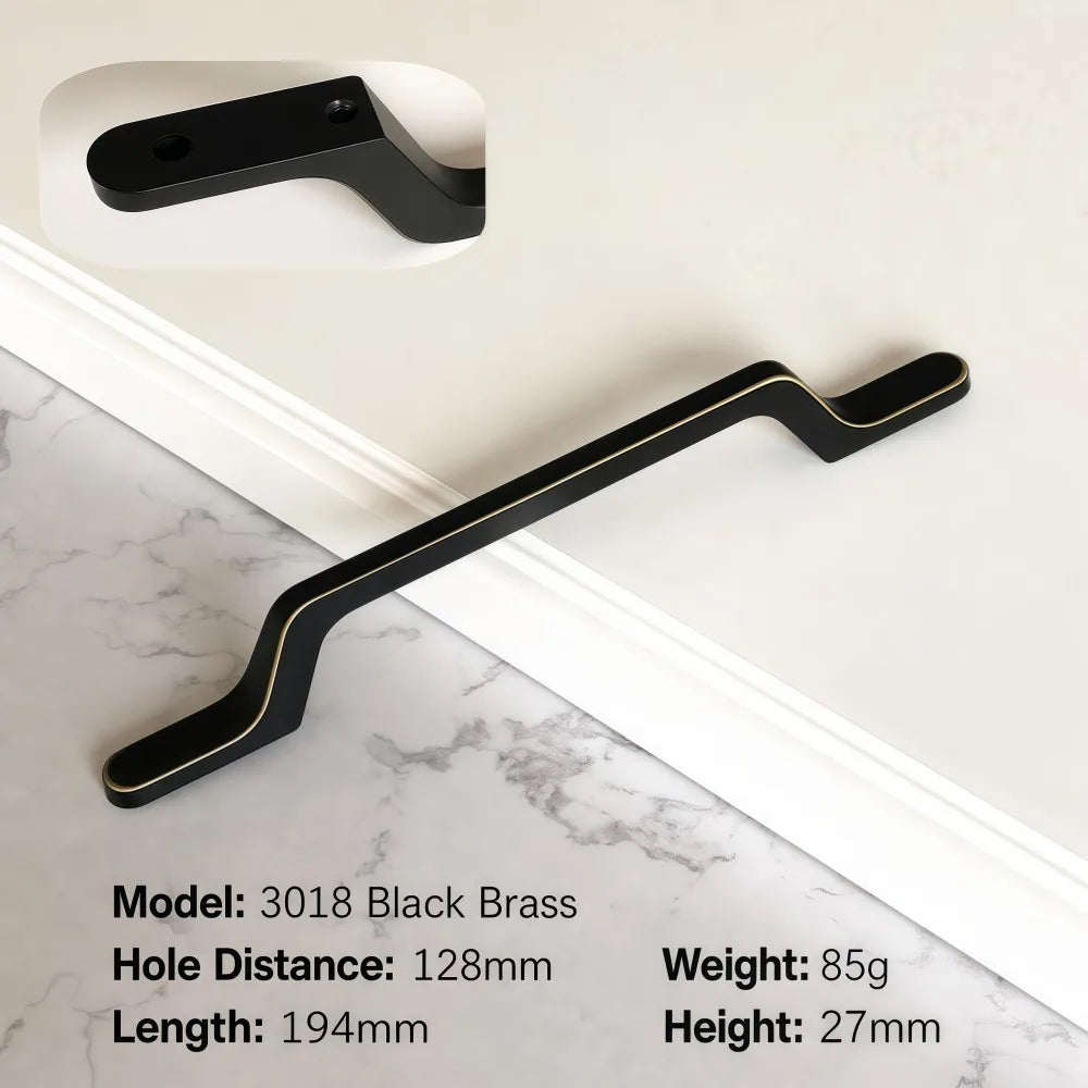 Zinc Alloy Retro Long Bar Cabinet Pull Handle – Anti-Rust