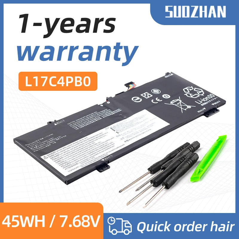 SUOZHAN L17C4PB0 Battery for Lenovo IdeaPad 530S Yoga 530 Flex 6