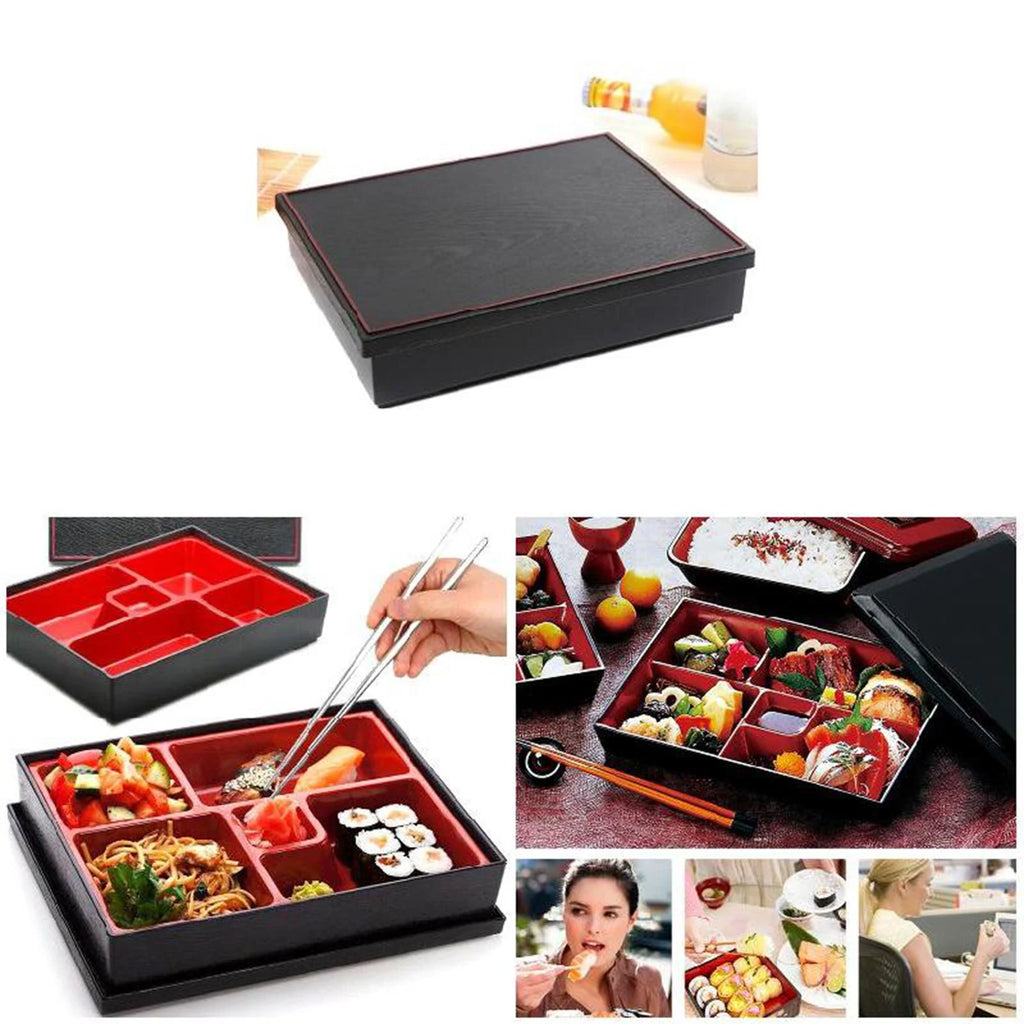 Multi-Compartment Bento Lunch Box | Portable Outdoor Picnic
