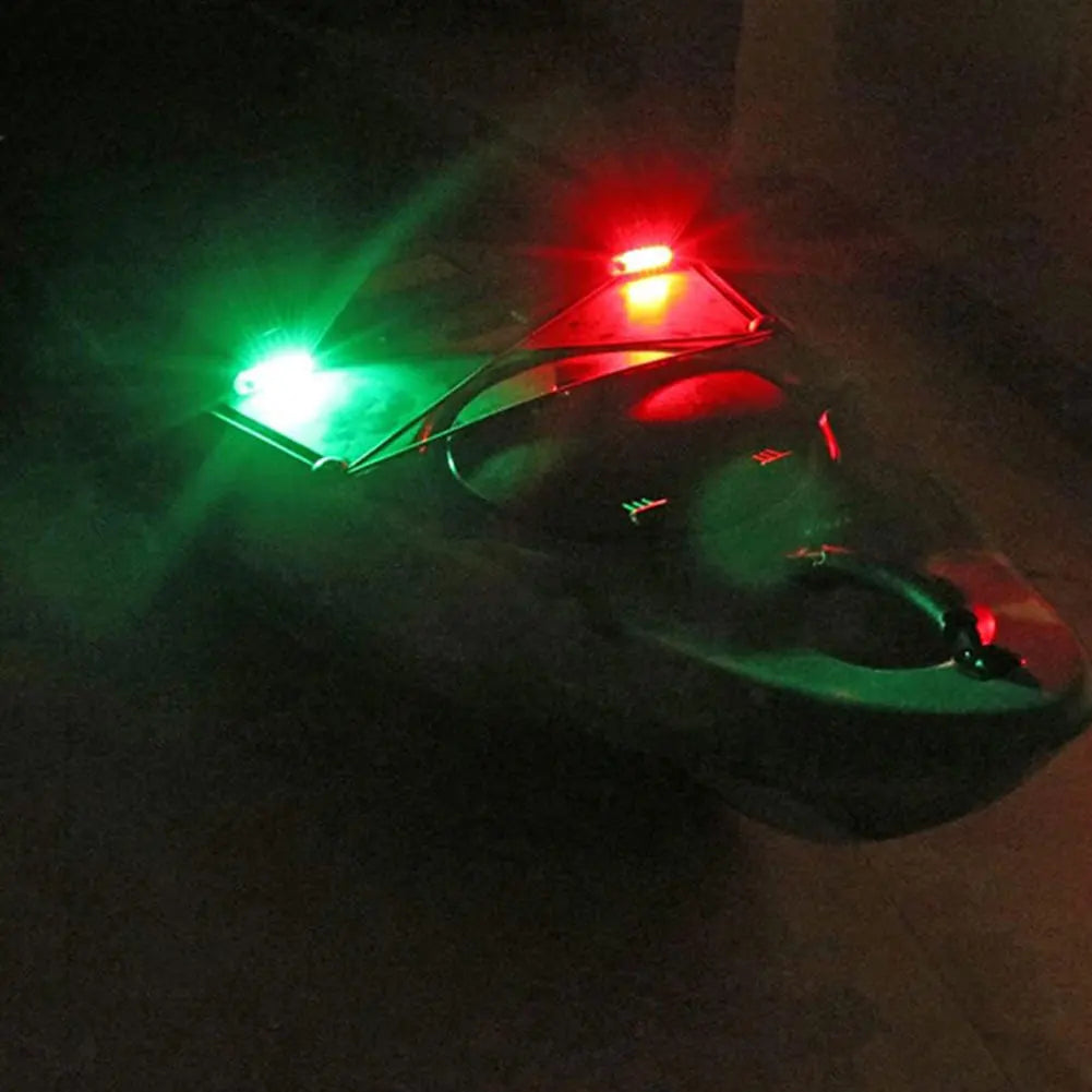 LED Boat Navigation Light 4-Mode USB Rechargeable Marine Lamp