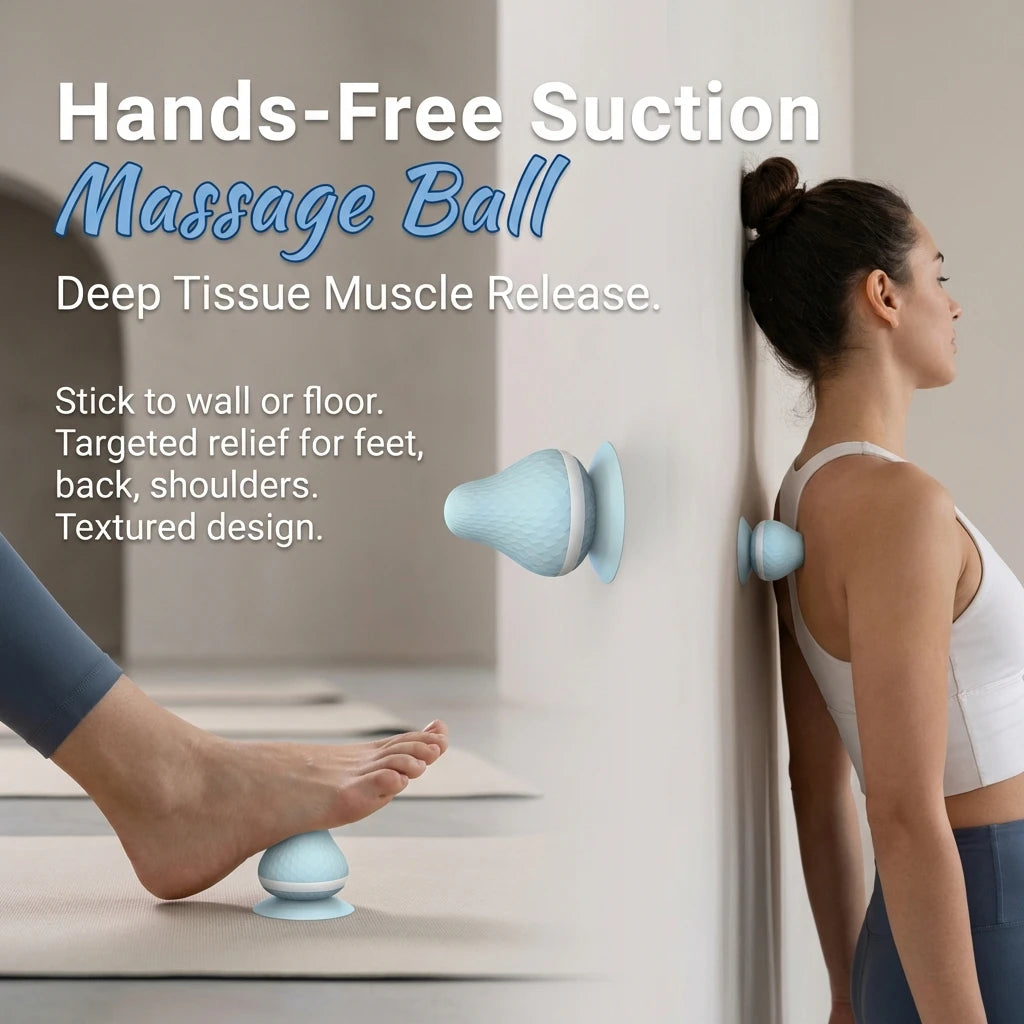 Suction Cup Myofascial Release Massage Ball – VIBE