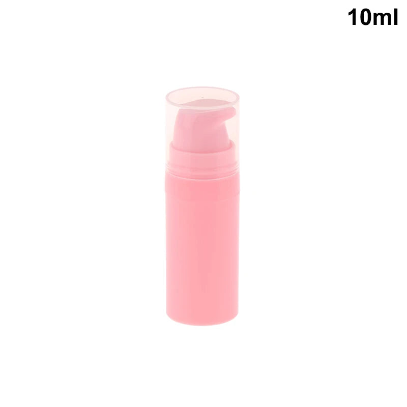 Refillable Airless Pump Lotion Bottle 5ml 10ml 15ml Travel