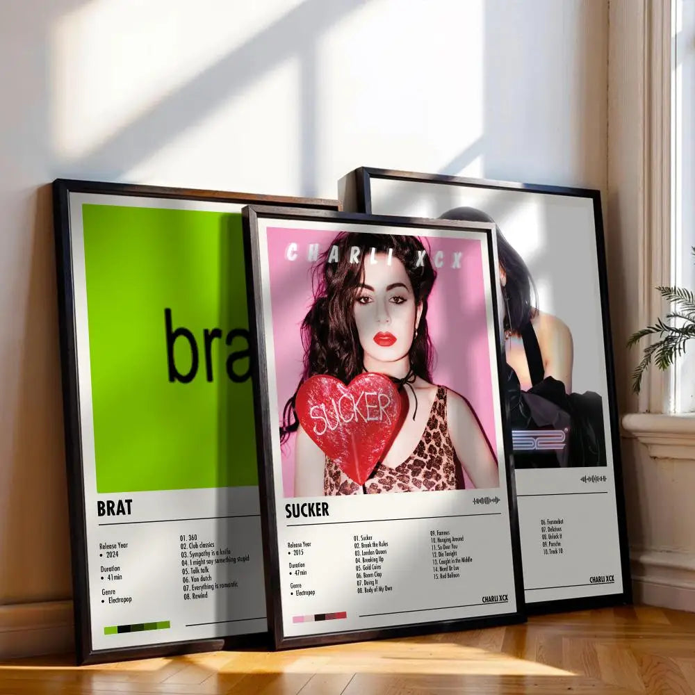 Charli XCX Music Album Poster Canvas Print Wall Art Decor