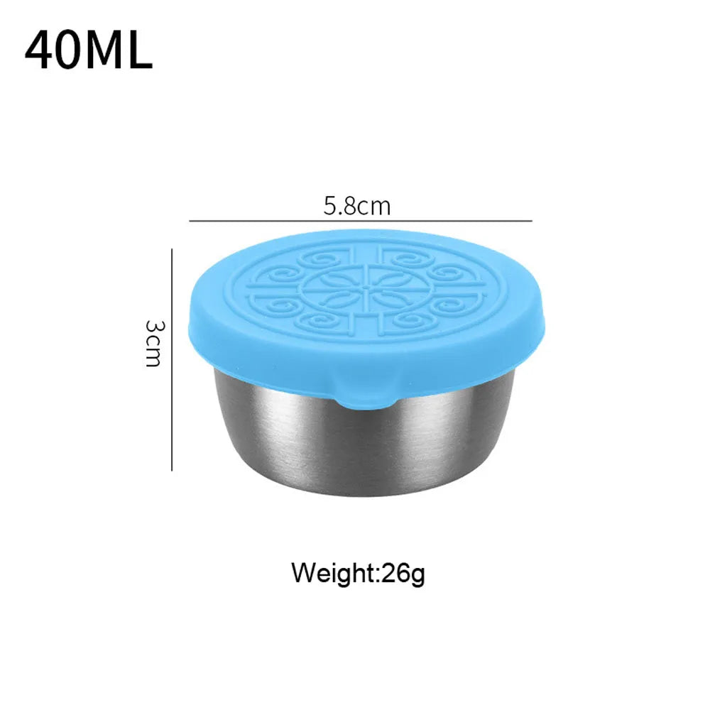 Leakproof Stainless Steel Salad Dressing Container 40ml