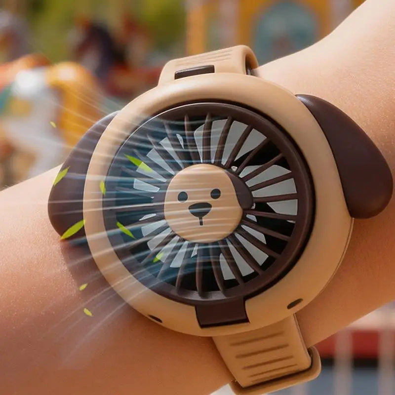Gmarty Wearable Wrist Fan – 3-Speed Rechargeable Portable Fan