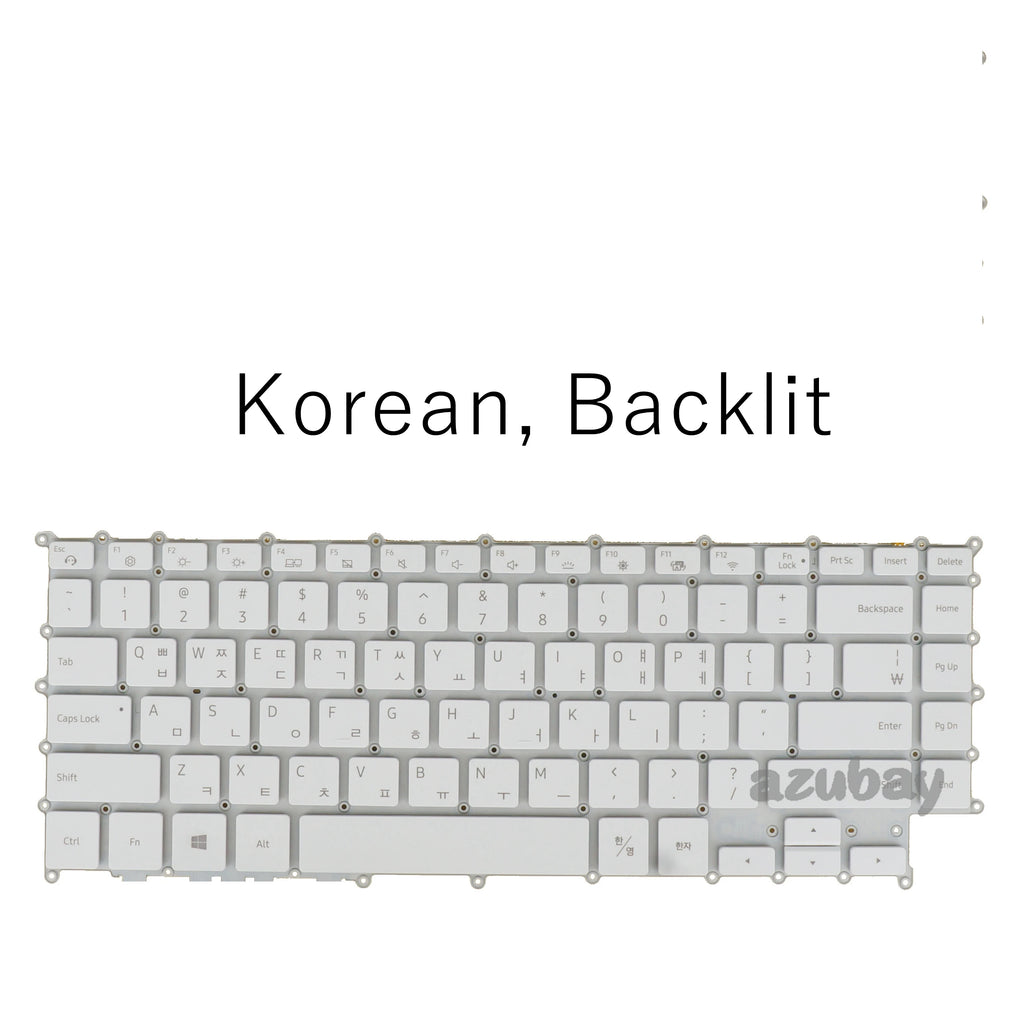 Samsung NP950SBE NT950SBE Backlit Keyboard US Korean White