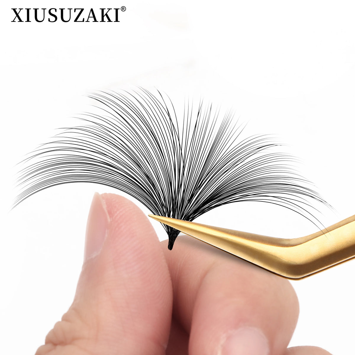 XIUSUZAKI Easy Fan Lashes Premade Volume Faux Mink Extensions
