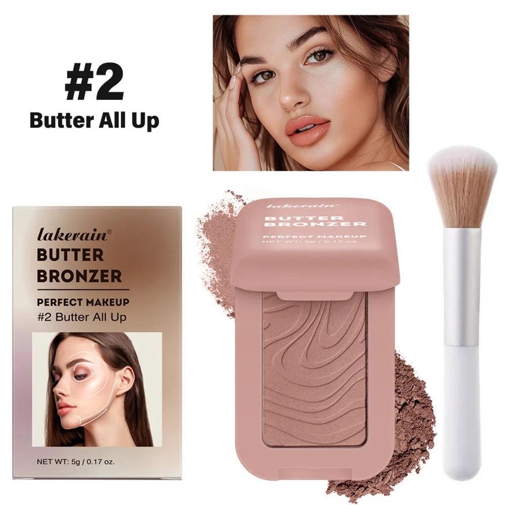 Butter Bronzer Matte Powder – 8 Shades, Contour & Highlight