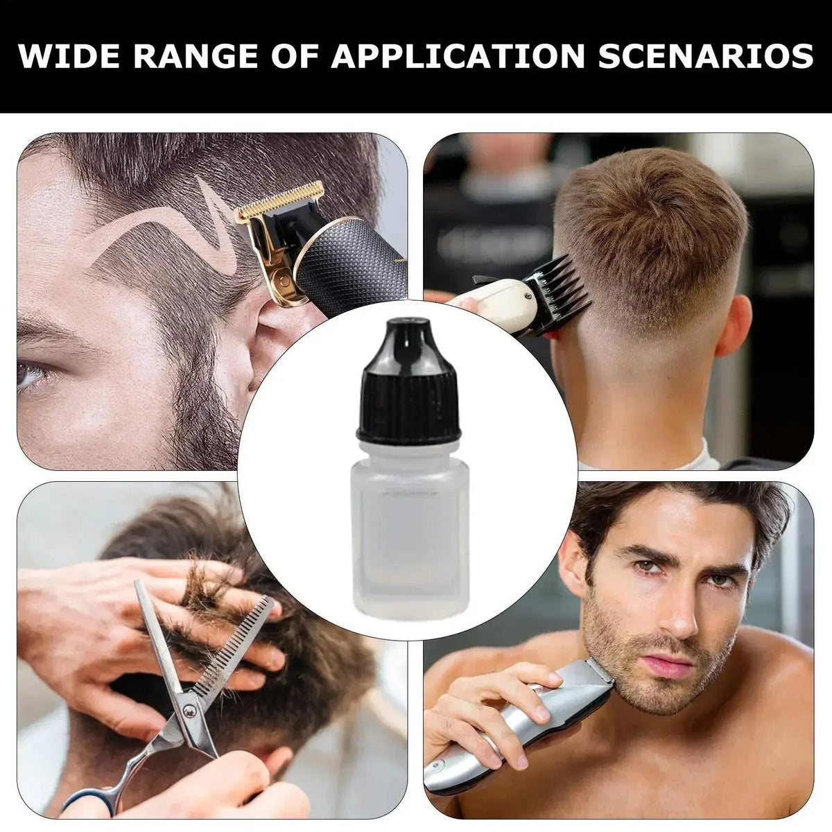 Hair Clipper Lubricating Oil – 10 x 3ml Trimmer Maintenance