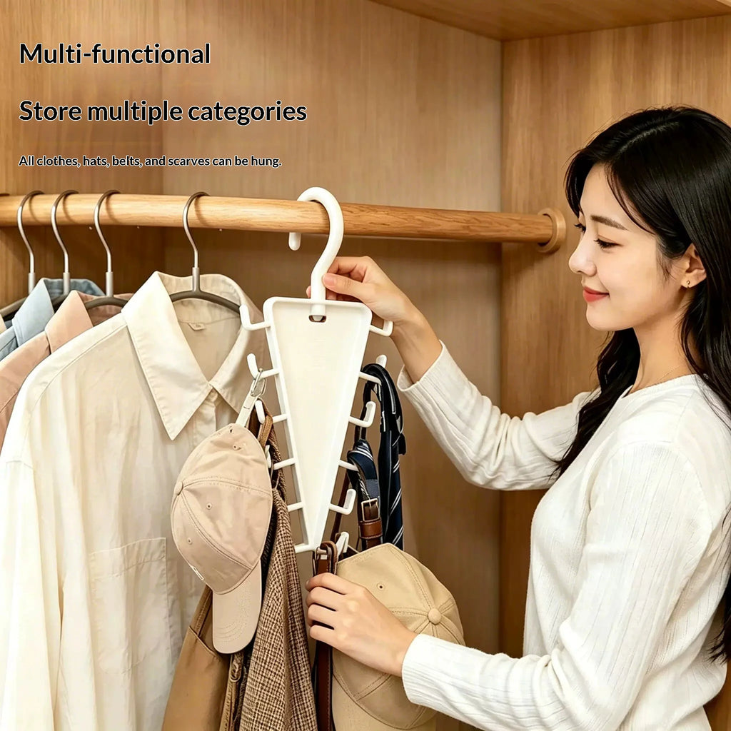 V-Shape 12-Hook Closet Hanger – Wardrobe Space Organizer
