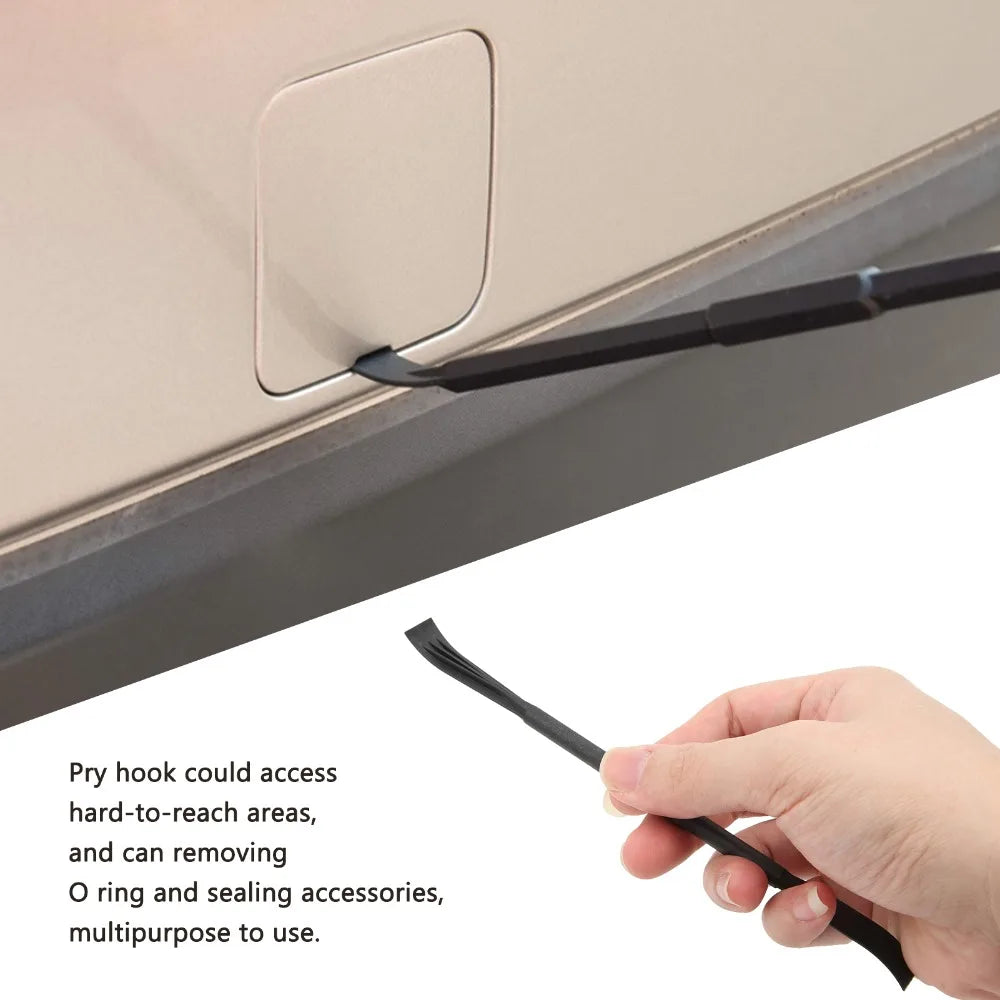 6-Pc ABS Plastic Pry Bar & Hook Set – Double Ended Repair Kit