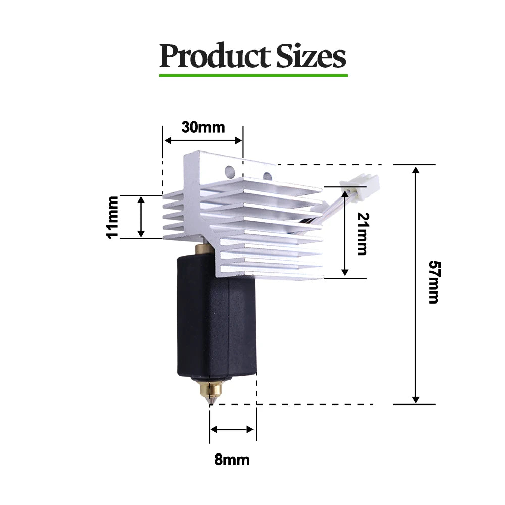 Elegoo Centauri Carbon Hotend Kit 0.2–0.8mm | Sprouture Lab