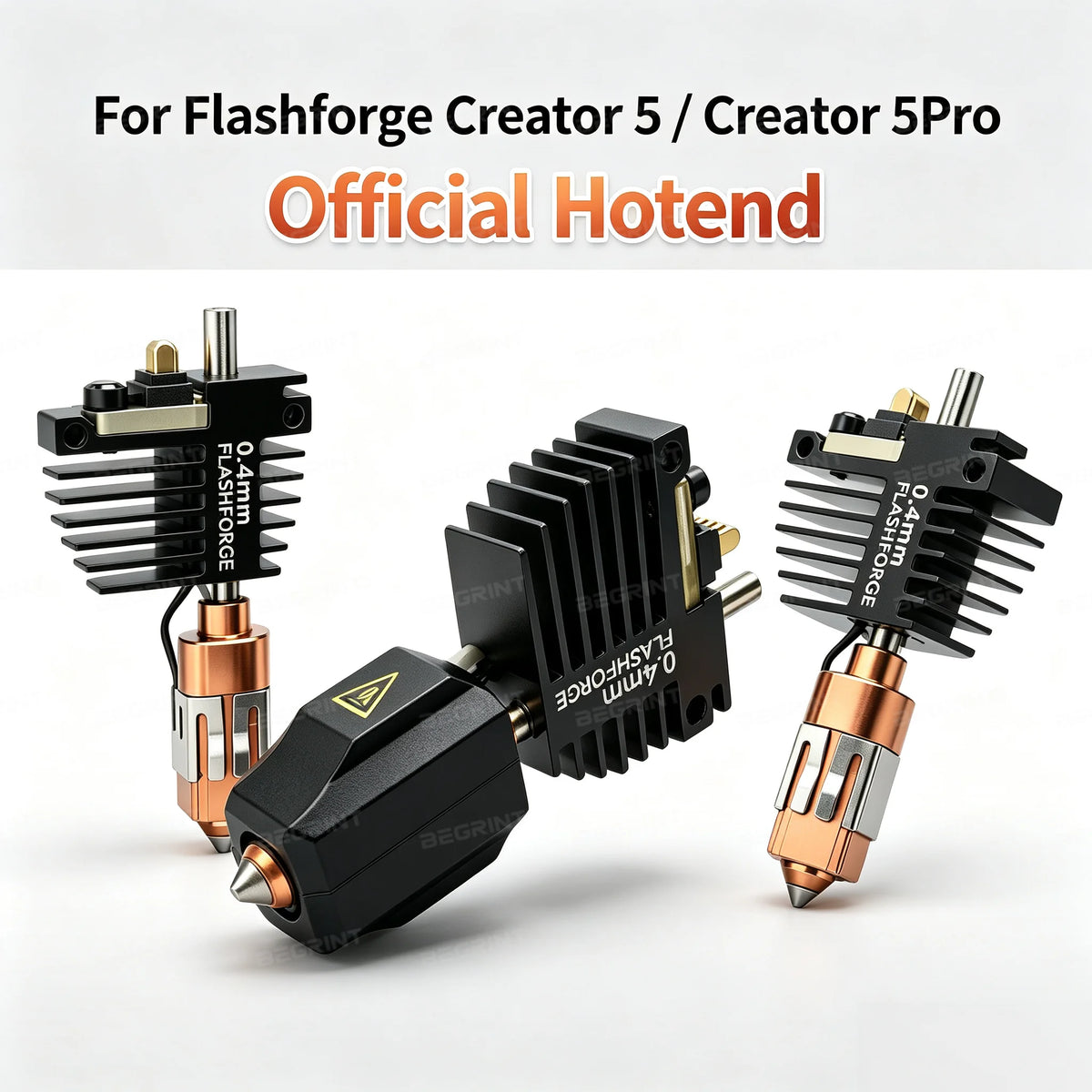 BEGRINT Hotend Assembly for Flashforge Creator 5 & 5 Pro | 0.2–0.8mm