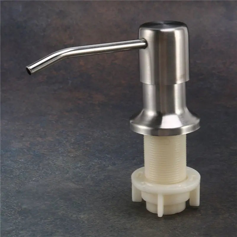 Built-In Kitchen Sink Soap Dispenser 3-Pack – Silver Brushed