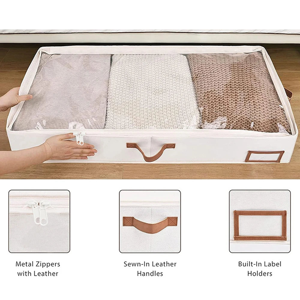 Dustproof Under Bed Storage Box | Non-Woven Organizer