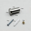 Stainless Steel Wall-Mounted Coat & Towel Hook | Screw Fix