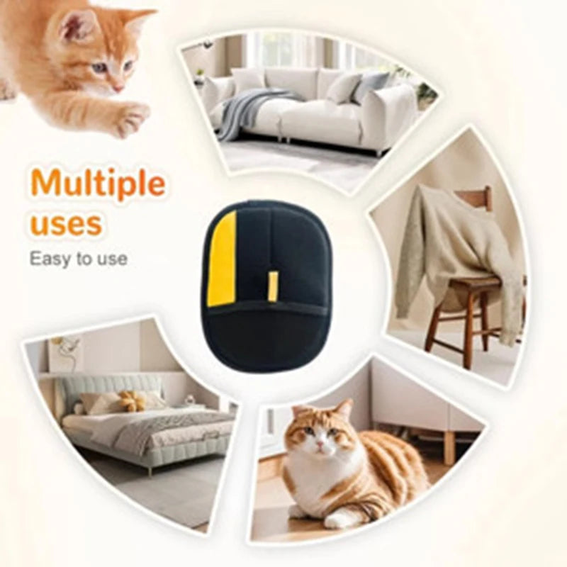 Double-Sided Pet Grooming Gloves – Dog & Cat Hair Remover
