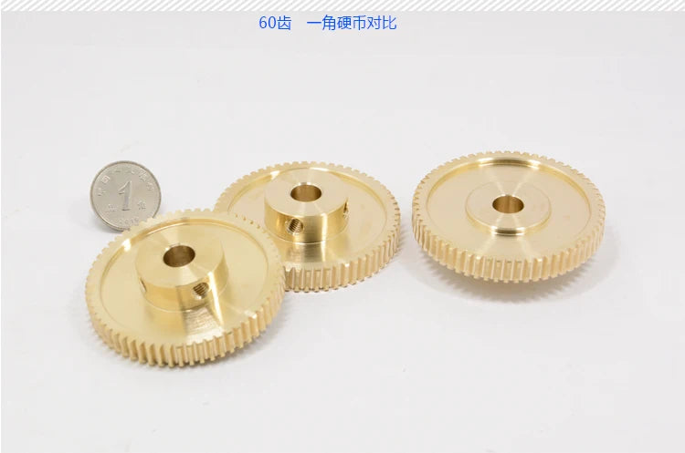0.8M Precision Worm Gear Set – Stainless Steel & Copper 1:20–60
