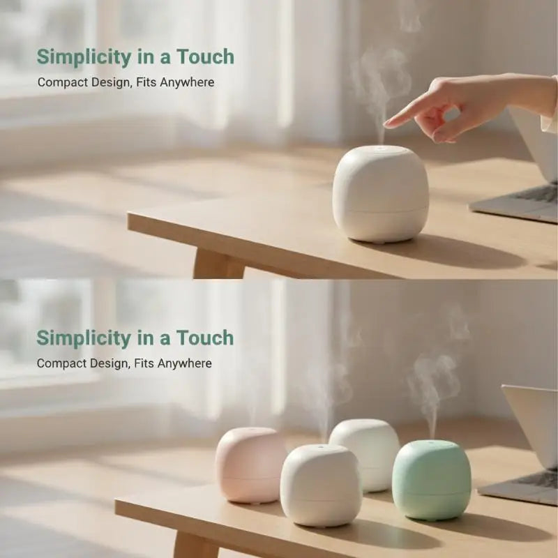 Gmarty Portable Nano Mist Humidifier – Ultra-Quiet Desktop