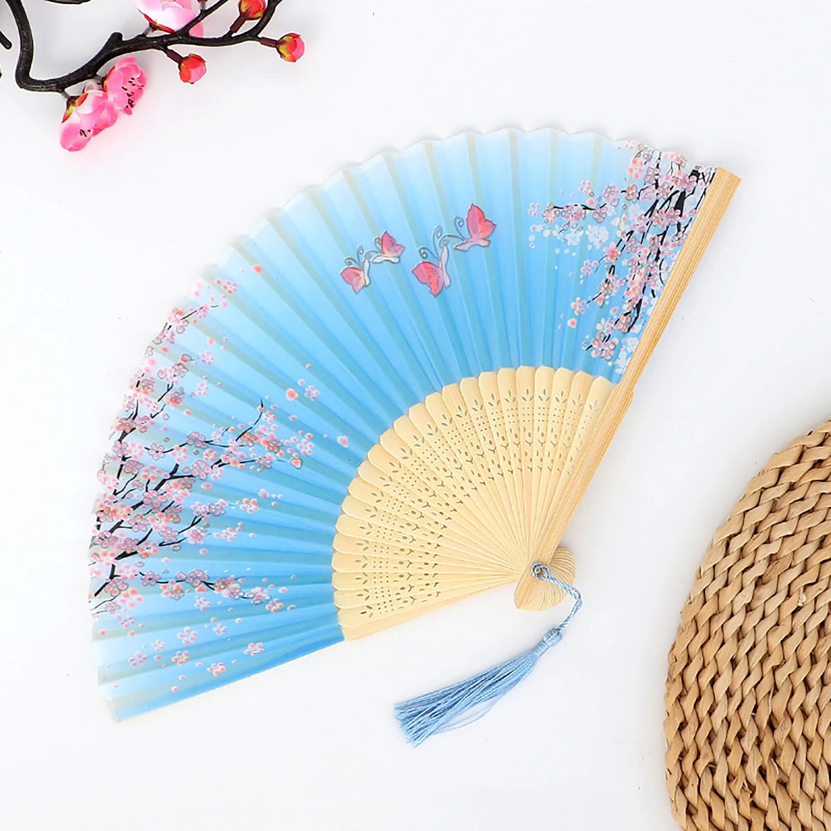 Vintage Folding Hand Fan – Chinese Dance & Home Décor Gift