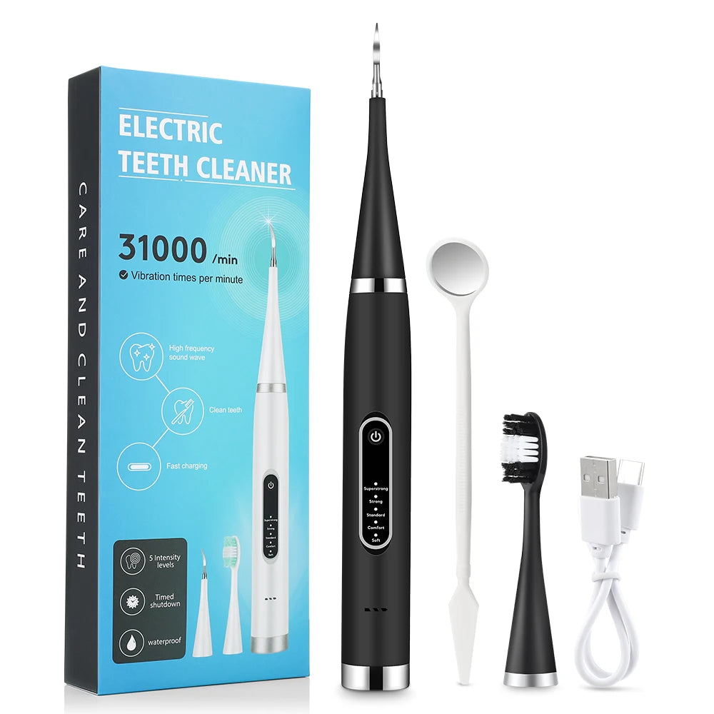 Hailicare Electric Dental Scaler – 5-Mode Tartar Remover