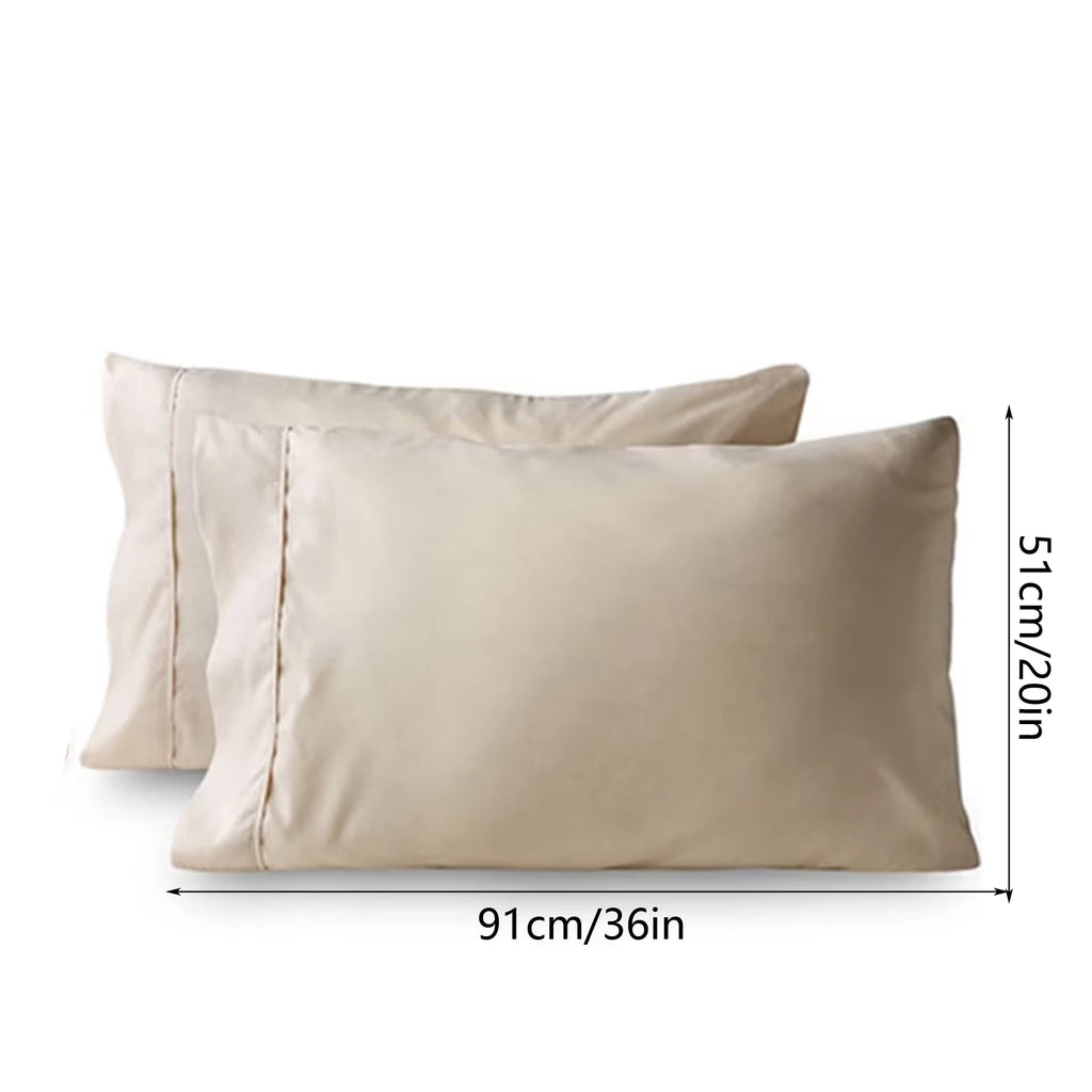 VIBE 20x36" Brushed Microfiber Pillowcases Set of 2 – Envelope