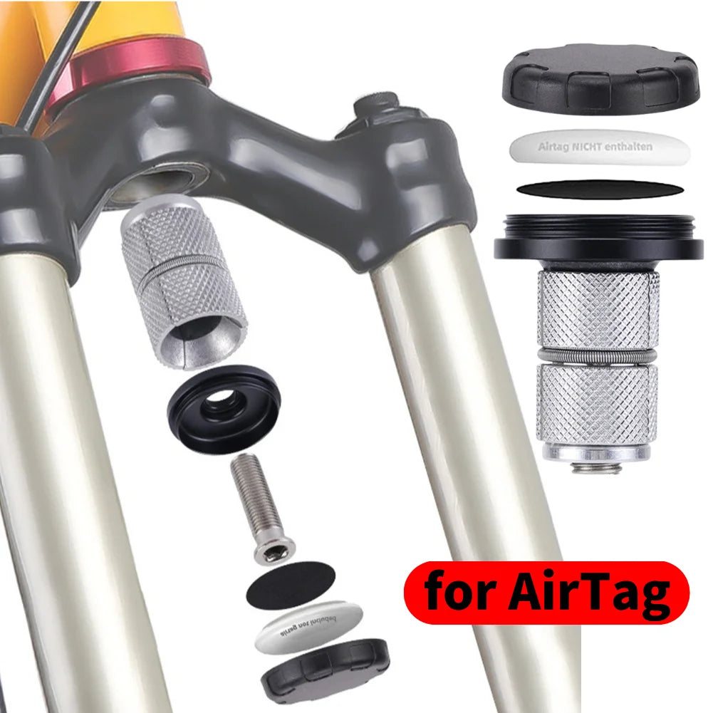 AirTag Bike Mount – Front Fork Tracker Holder & Bracket
