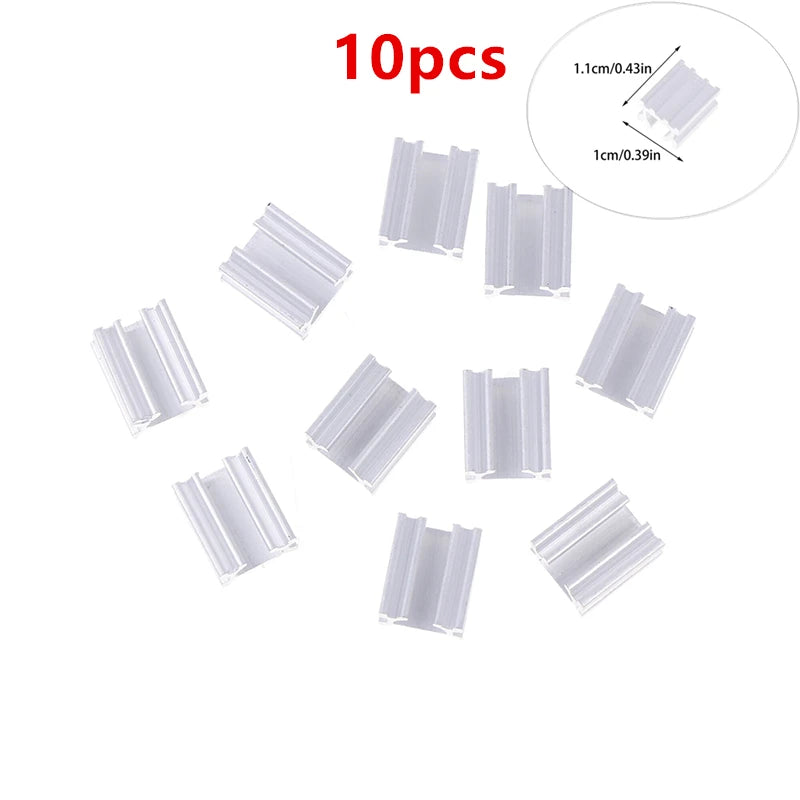 10-Pack TO-92 Aluminum Heat Sinks for Amplifier & Triode DIY