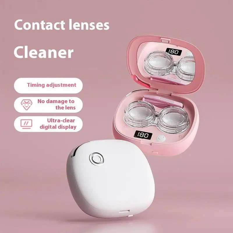 Ultrasonic Contact Lens Cleaner – 3 Modes & Rechargeable