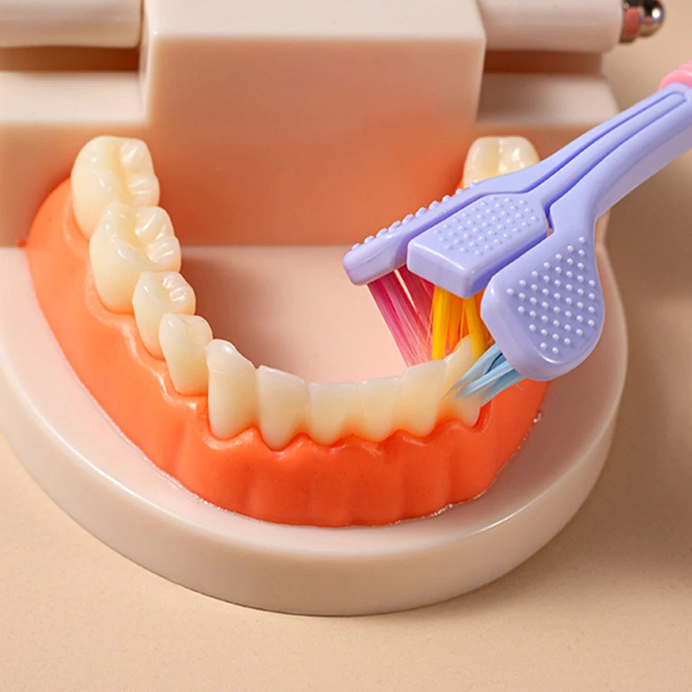 Triple-Angle Toothbrush Soft Bristles 360° Clean | VIBE