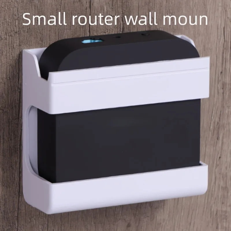 2PCS Multi-Purpose Wall & Desk Mount Holder – Phone, Router, Remote