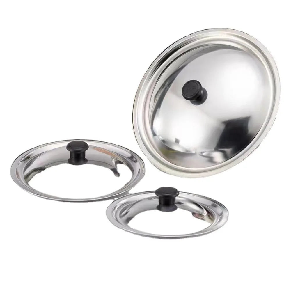 Universal Stainless Steel Tempered Glass Pot Lid 18–32cm