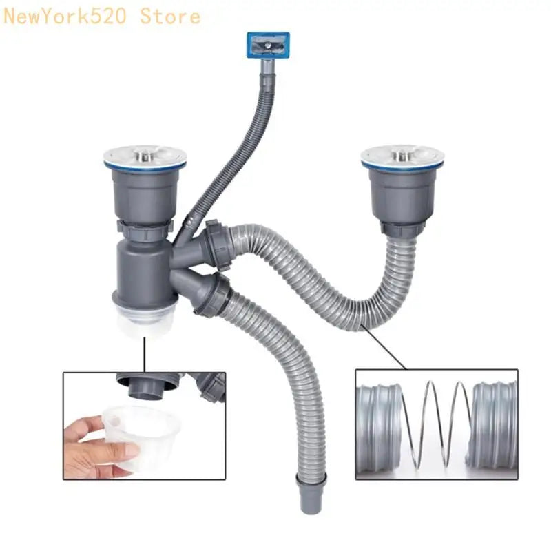 Stainless Steel Sink Drain Set – Basket Strainer & Stopper