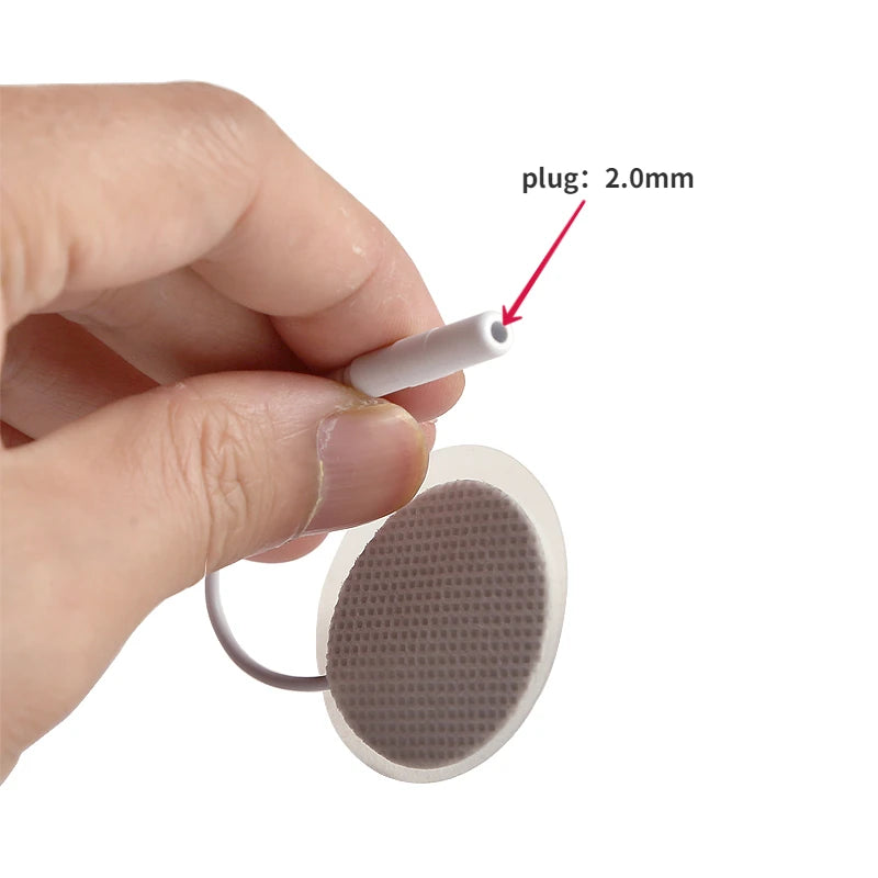 Self-Adhesive Gel Electrode Pads 2mm for TENS EMS – 50/100 Pcs