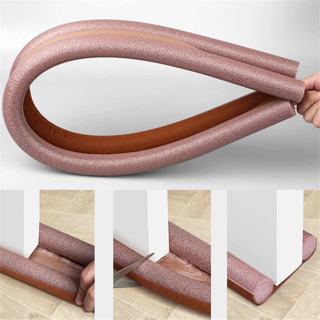 36" Adjustable Door Draft Stopper – Noise & Breeze Blocker