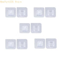 10-Pack Double-Sided Adhesive Wall Hooks – No-Drill
