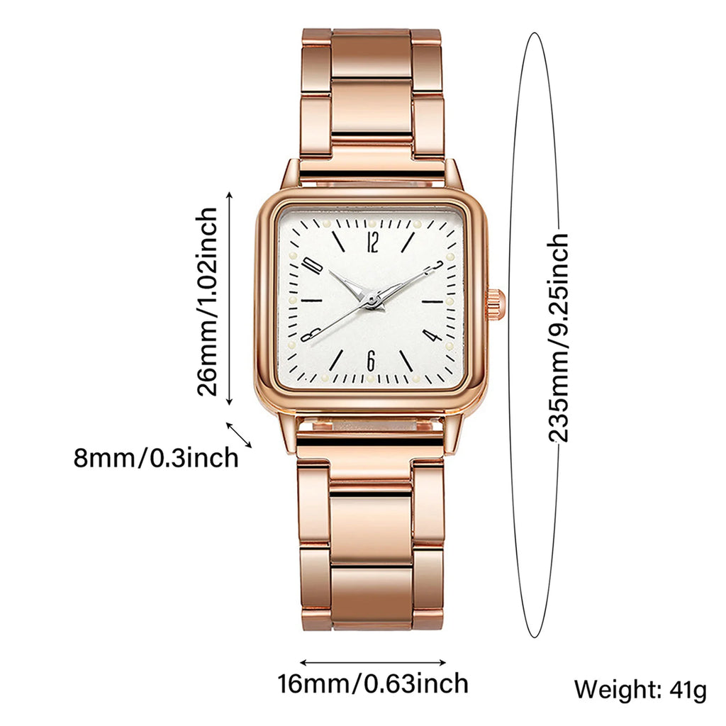 Unisex Luminous Quartz Watch – Casual Steel Band & Calendar