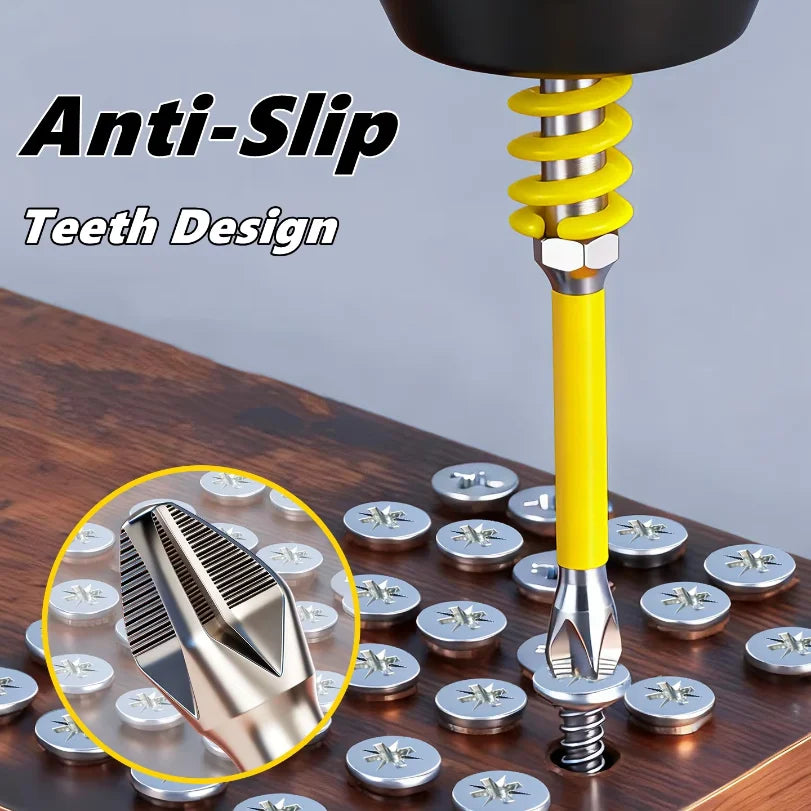 Magnetic Spring Screwdriver Bits PH2 1/4" Hex 60/90/110mm