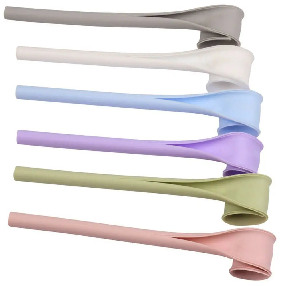 Reusable Silicone Snap Straws – Openable & Easy to Clean