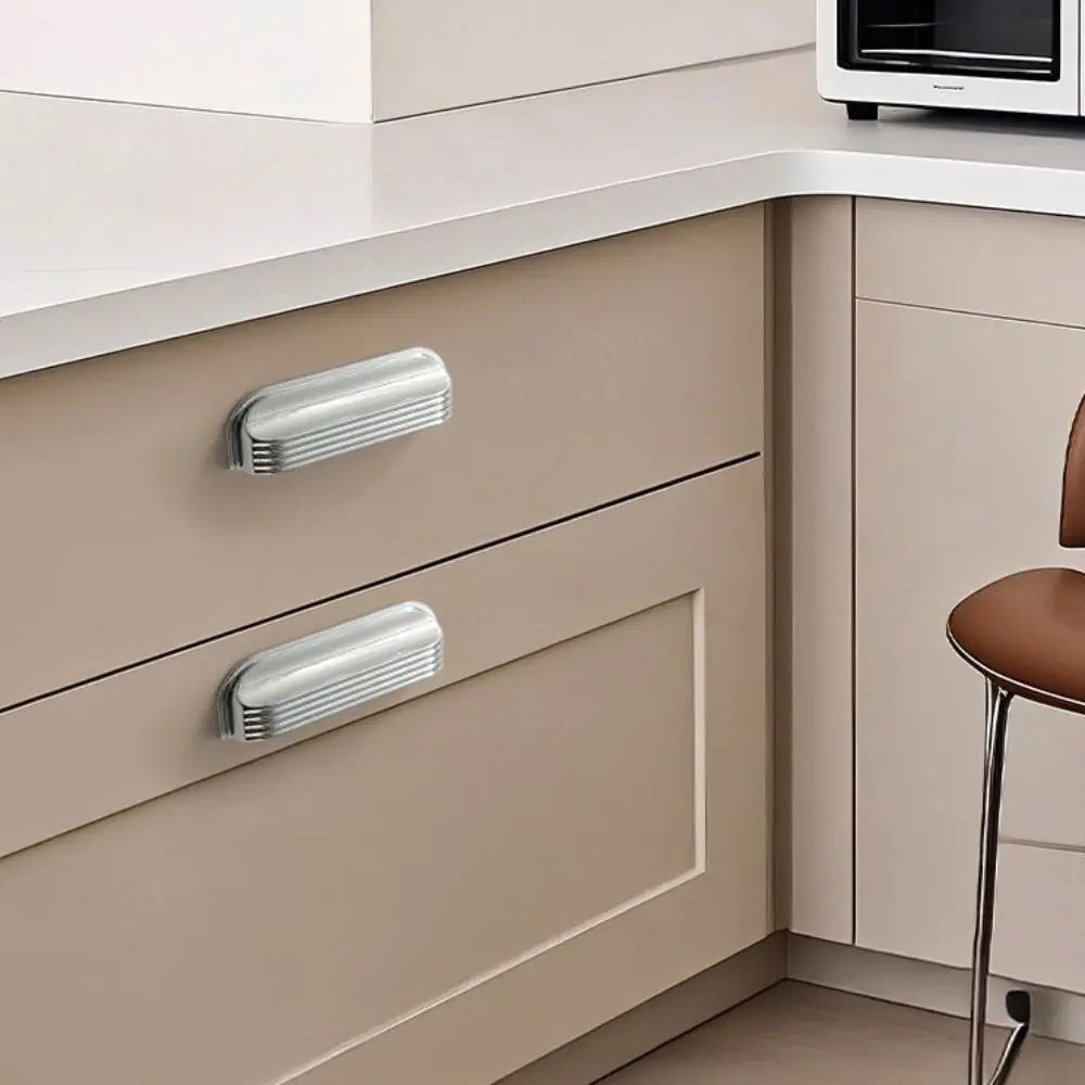 Zinc Alloy Hammered Cabinet Pulls – Brushed Gold Handles