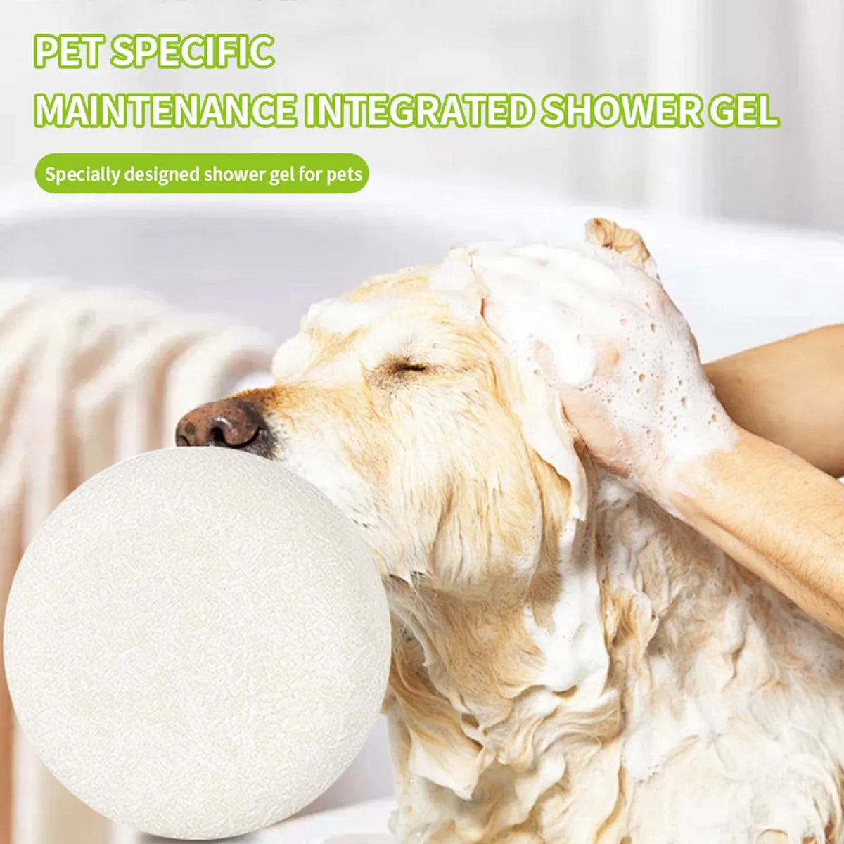 Pet Soap Bar – Dog & Cat Shampoo with Botanical Ingredients