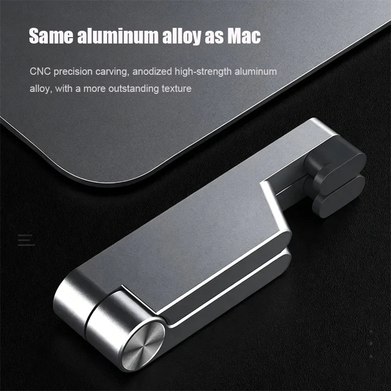 Foldable Aluminum Alloy Phone & Tablet Stand – Mini Desk Holder
