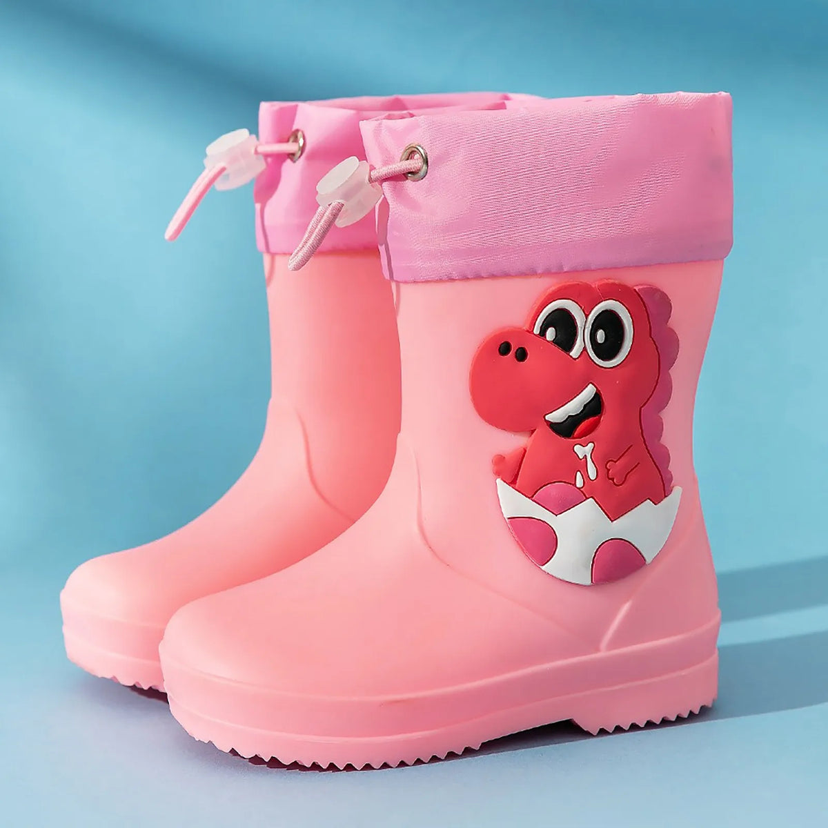 Kids Dinosaur Rain Boots – Waterproof Toddler Rubber Boots