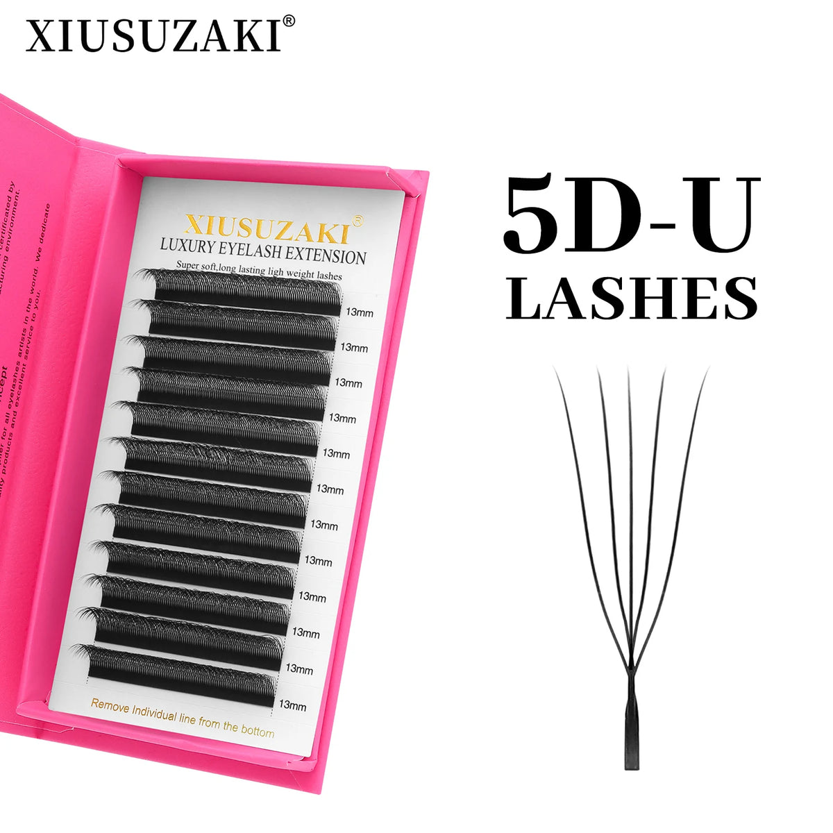 XIUSUZAKI Mink Premade Volume Fans U-Shaped YY Lash Extensions