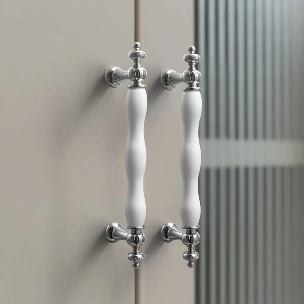 Modern Ceramic Cabinet Handles – Gold & Silver Drawer Pulls