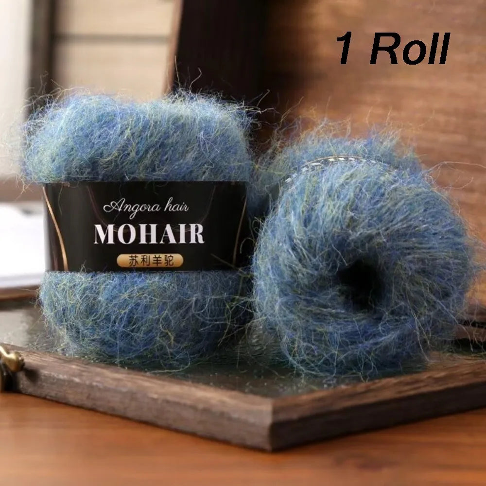 Soft Fluffy Alpaca Mohair Yarn – Knitting & Crochet