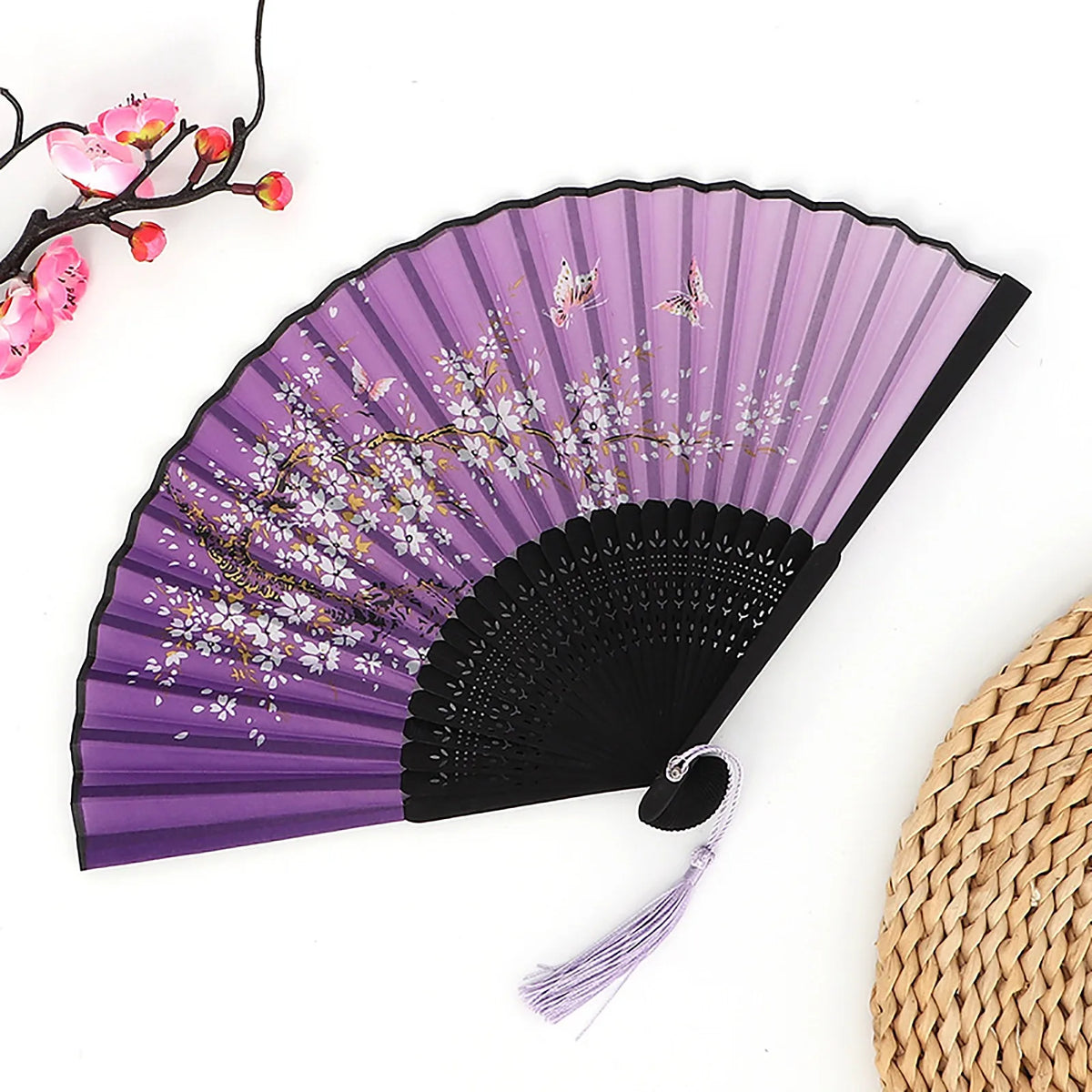 Vintage Folding Hand Fan – Chinese Dance & Home Décor Gift