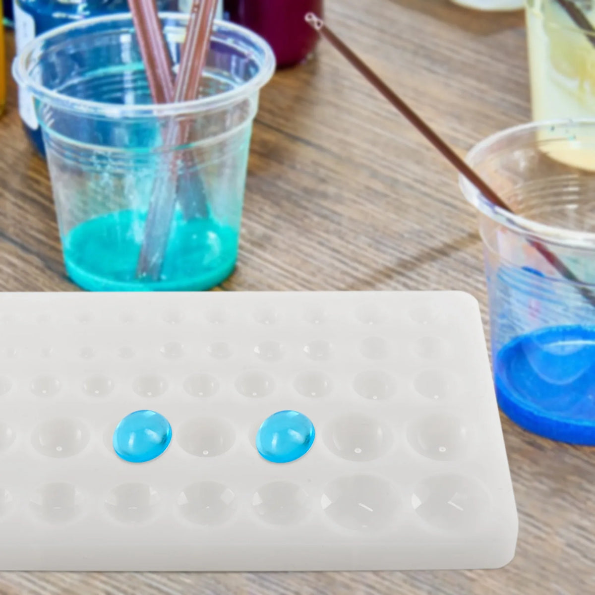 Silicone Resin Molds – Pendant Cabochon Jewelry Making Set