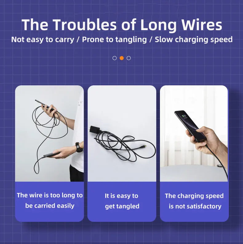 VIBE USB-A to USB-C 10Gbps Fast Charging Cable 13cm