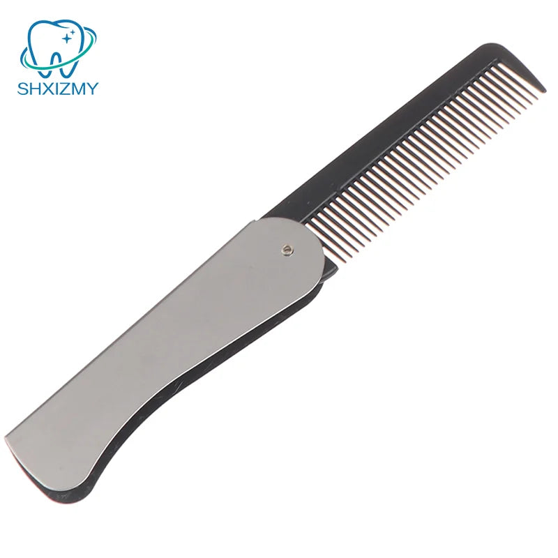 Portable Foldable Pocket Hair & Beard Comb – Compact Grooming